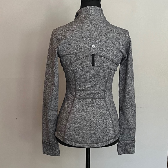 lululemon Women's Define Jacket Size 0 Heather Gray Luon - Picture 5 of 7